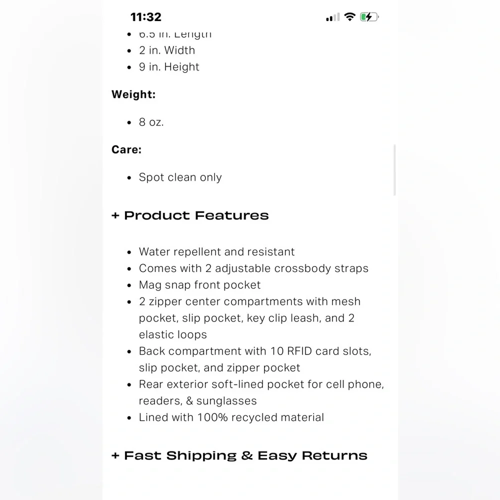 IHKWIP XL EVERYDAY ESSENTIALS CROSSBODY WITH TWO STRAPS METALLIC SILVER - Picture 12 of 12